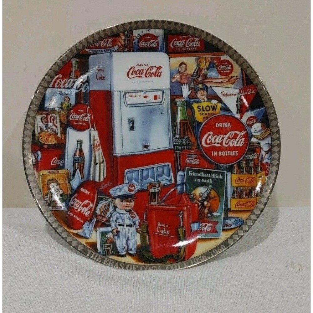Era's of Coca-Cola 1950-1960 Numbered Edition Plate Coca Cola Co. No. 193